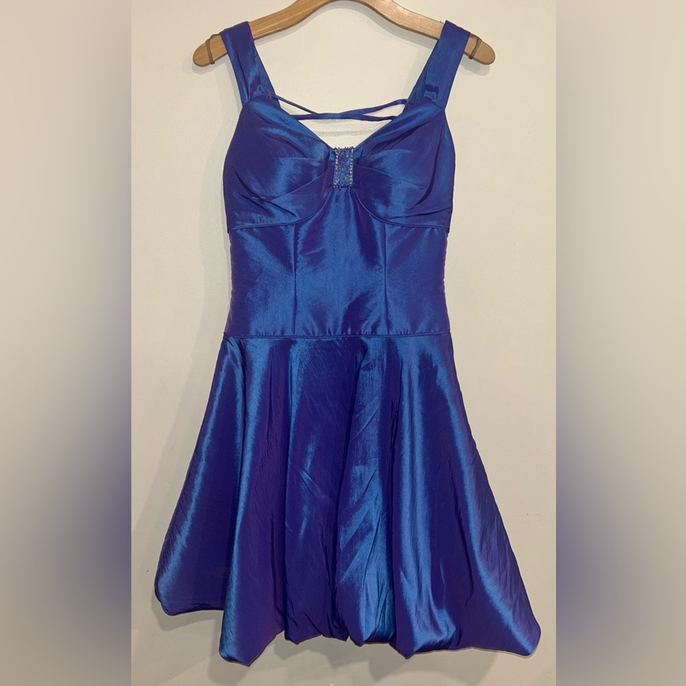 VTG Landa Fairy Whimsigoth Shimmer Beaded Mini Dress Size 6